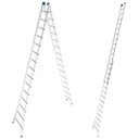 Ver imagem 1 de Escada de Alumínio Extensiva 2 X 15 Degraus 4.49 X 7.57 Metros Evald