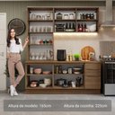 Ver mais imagens de Armário de Cozinha Completa 190cm Stella Madesa Rustic