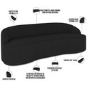 Ver imagem 5 de Sofá 4 Lugares Curvo Living Lótus D02 Linho Chumbo 230cm D-465