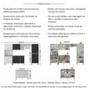 Ver imagem 5 de Armário de Cozinha Modulada Completa 6 Pçs com Balcão para Pia Siena Multimóveis MP2285