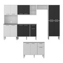 Ver imagem 2 de Armário de Cozinha Modulada Completa 6 Pçs com Balcão para Pia Siena Multimóveis MP2285
