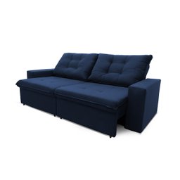Sofá Retrátil/Reclinável Malta 2,00m Suede Velut com Molas no Assento King House - 4