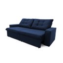 Ver imagem 4 de Sofá Retrátil/Reclinável Malta 2,00m Suede Velut com Molas no Assento King House