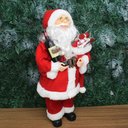 Ver imagem 3 de Decoração Papai Noel Tradicional Gorro Presentes Natal 45cm