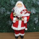 Ver imagem 2 de Decoração Papai Noel Tradicional Gorro Presentes Natal 45cm