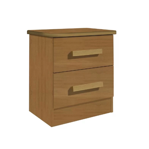 Mesa de Cabeceira com 2 Gavetas New Athos D Doro Móveis - Cinamomo