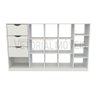 Balcão Atendimento Armário Colmeia Horizontal M6 VETORIAL MÓVEIS Branco - 6