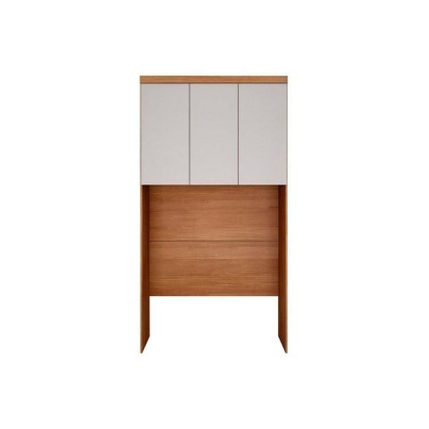 Modulado de Quarto Armário Ponte Aéreo Solteiro Rizon-linea C- 3 Portas Cumaru-fendi - Novo