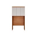 Ver imagem 1 de Modulado de Quarto Armário Ponte Aéreo Solteiro Rizon-linea C- 3 Portas Cumaru-fendi - Novo