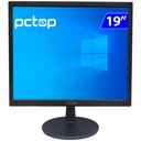 Ver imagem 1 de Monitor PCTop LED 19 Polegadas HD 60Hz HDMI VGA Inclinação Ajustável MLP190HDMI