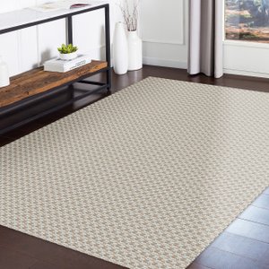 Tapete Antiderrapante Algodão 1,40 X 2,50 Pilão Bege