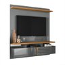 Painel Para Tv 55 Polegadas Cinza Perolizado Imola Lukaliam - 1