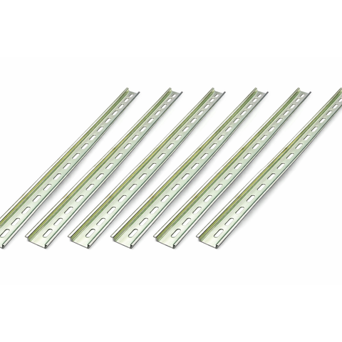 Kit 5 Trilho Din Perfu Ferro 1mt