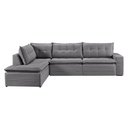 Ver imagem 1 de Sofá Retratil com Chaise Esquerda Titan 7 Lugares 3,56m Tecido Linho
