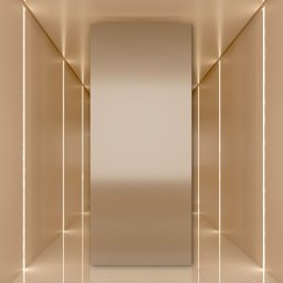 Revestimento Efeito Metálico Liso Prata Interno/externo 2,90m X 1,22cm - 1