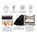Ver imagem 7 de Guarda Roupa Dobravel Armario Desmontavel para Organizador de Roupa 8 Divisorias
