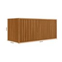Ver imagem 4 de Armário Aéreo Basculante Ripado 100% Mdf Nature Samson Shop Jm