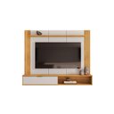 Ver imagem 4 de Painel para TV 55 Polegadas 158cm Lander Porta Basculante Sala de Estar Bali Cedro DJ Móveis