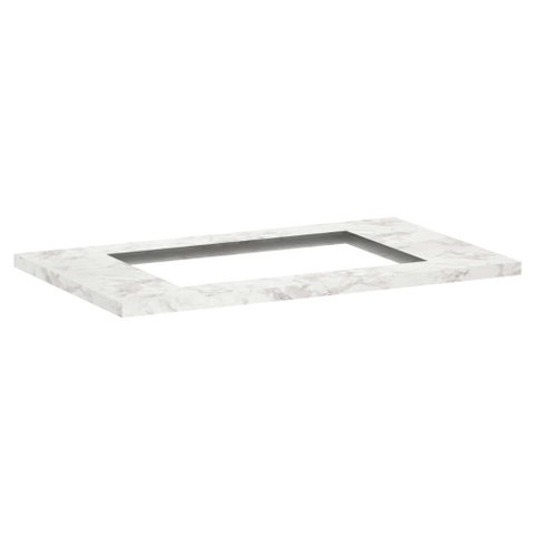 Tampo de 70cm X 54,5cm para Cooktop 4 Bocas com Furo de 50cm X 35cm Luciane Móveis