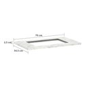 Ver imagem 2 de Tampo de 70cm X 54,5cm para Cooktop 4 Bocas com Furo de 50cm X 35cm Luciane Móveis