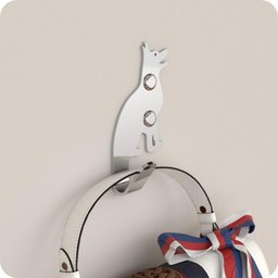 Gancho De Parede Decorativo Pendurador De Bolsa Roupa C.C - 1