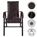 Ver imagem 2 de Conjunto de 2 Cadeiras Bela de Aço Carbono e Fibra Sintética