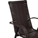 Ver imagem 3 de Conjunto de 2 Cadeiras Bela de Aço Carbono e Fibra Sintética