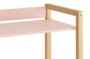 Ver imagem 3 de Mesa Escrivaninha Infantil Zoe Rosa Fosco - MoveisAqui