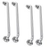 Alça de Apoio Barra 40cm Kit 4 Unidades Inox Cadeirante Acessibilidade Deficiente Banheiro Idoso Com - 1