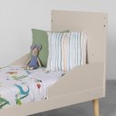 Ver imagem 4 de Berço Mini Cama Noah com Pés Retrô Natural - Areia e Savana Abra Cadabra