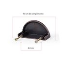 Ver imagem 2 de Kit 2 Puxador Armario Puxador Concha para Gaveta Puxadores Coloniais Armarios Comoda Cozinha: Preto