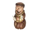 Ver imagem 3 de Imagem São Francisco de Assis Entalhada na Madeira Pintada A Mão Rustica