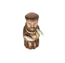 Ver imagem 5 de Imagem São Francisco de Assis Entalhada na Madeira Pintada A Mão Rustica