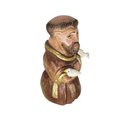 Ver imagem 4 de Imagem São Francisco de Assis Entalhada na Madeira Pintada A Mão Rustica