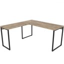 Ver imagem 3 de Mesa para Escritório de Canto em L Win Carvalho - Pnr Móveis
