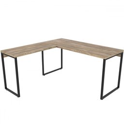 Mesa para Escritório de Canto em L Win Carvalho - Pnr Móveis - 3 Mesa para Escritório de Canto em L Win Carvalho - Pnr Móveis - 3