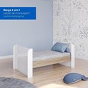 Ver imagem 5 de Quarto de Bebê Completo Aconchego 5 Portas 6 Gavetas Branco Móveis Henn