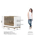 Ver imagem 6 de Quarto de Bebê Completo Aconchego 5 Portas 6 Gavetas Branco Móveis Henn
