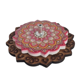Incensário Mandala com Mdf