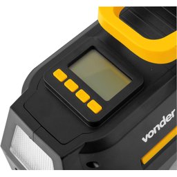 Compressor de Ar Automotivo Bivolt Automático Vonder CAV 150 Pequeno Portátil Com 3 Bicos Alça Para  - 5