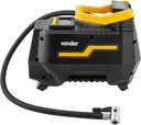 Ver imagem 1 de Compressor de Ar Automotivo Bivolt Automático Vonder CAV 150 Pequeno Portátil Com 3 Bicos Alça Para
