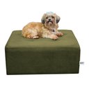 Ver imagem 1 de Cama Box Para Cachorro e Pet Quadrado Confortável com Pés com Alumínio Luna Matrix - Veludo