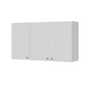 Ver imagem 4 de Armário Aéreo Planejado 3 Portas 120cm Marselha CabeCasa MadeiraOriginals Branco