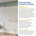 Ver imagem 7 de Armário Aéreo 3 Portas 120cm Marselha Cabecasa Madeiraoriginals