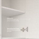 Ver imagem 7 de Armário Aéreo Planejado 3 Portas 120cm Marselha CabeCasa MadeiraOriginals Branco