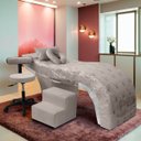 Ver imagem 1 de Kit Maca Estética Charme para Cílios + Mocho + Escada + Capa Veludo Cor:veludo Bege