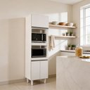 Ver imagem 1 de Paneleiro Torre Quente para Cozinha 02 Portas Ruth 56 cm - D’Rossi Branco