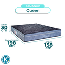 Ver imagem 5 de Kit Cama Box Bau + Cabeceira + Colchão Queen Molas Ensacadas - Petrus - Paropas