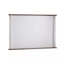 Ver imagem 2 de Conjunto Rack 60503 + Painel 50513 para Sala Pés Luiz Xv 2 Gavetas 2 Portas - Branco/imbuia