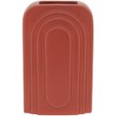 Ver imagem 2 de Vaso Opala Decorativo Cachepô Enfeite 24x15x9cm Cerâmica Coral